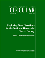 Cover of Exploring New Directions for the National Household Travel Survey. Phase One Report of Activities
