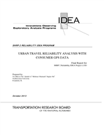Cover of Urban Travel Reliability Analysis with Consumer GPS Data