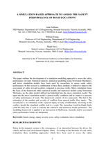 Cover of A Simulation-based Approach to Assess the Safety Performance of Road Locations