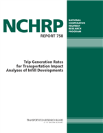 Cover of Trip Generation Rates for Transportation Impact Analyses of Infill Developments