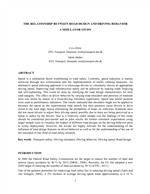 Cover of Relationship Between Road Design and Driving Behavior: A Simulator Study