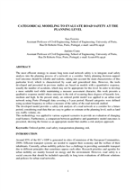 Cover of Categorical Modeling to Evaluate Road Safety at the Planning Level