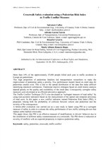 Cover of Crosswalk Safety Evaluation Using a Pedestrian Risk Index as Traffic Conflict Measure