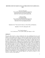 Cover of Identification of Crash Causal Factors: Effects of Sample Data Size