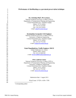 Cover of Performance of Shotblasting as a Pavement Preservation Technique