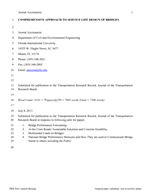 Cover of Comprehensive Approach to Service Life Design of Bridges