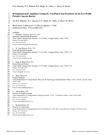 Cover of Development and Compliance Testing of a Non-Pinned End Treatment for the Low-Profile Portable Concrete Barrier