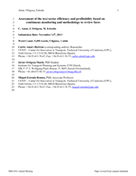 Cover of Assessment of the Taxi Sector Efficiency and Profitability Based on Continuous Monitoring and Methodology to Review Fares