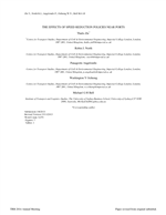 Cover of Effects of Speed Reduction Policies near Ports