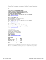 Cover of Freeze-Thaw Performance Assessment of Stabilized Pavement Foundations