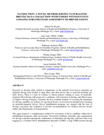 Cover of Navisection: A Novel Method Joining Naturalistic Driving Data Collection with Expert Witness Event Logging for Enhanced Assessment of Driver Safety