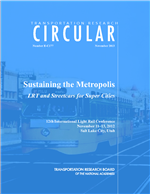 Cover of Comparative Examination of New Start Light Rail Transit, Light Railway, and Bus Rapid Transit Services Opened from 2000