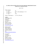 Cover of Application of Mitigating Flow Bias from Bus Origin-Destination Surveys in a Transit System