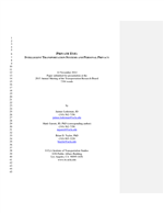 Cover of Private Eye: Intelligent Transportation Systems and Personal Privacy