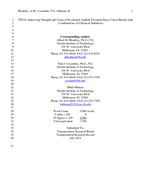 Cover of Improving Strength and Creep of Reclaimed Asphalt Pavement Base Course Blends with Combinations of Chemical Stabilizers