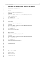 Cover of Providing Bus Priority Using Adaptive Pre-signals