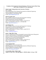 Cover of Evaluation of Strength and Abrasion Resistance of Pervious Concrete Mixes Using Three Types of Cements