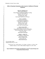 Cover of Effect of Specimen Saturation on the Concrete Coefficient of Thermal Expansion