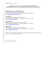 Cover of Enhancing Late Evacuation Emergency Response in Bushfire-Prone Areas: A Multi-Objective Optimization Approach