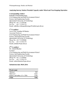 Cover of Analyzing busway Station Potential Capacity under Mixed and Non-Stopping Operation