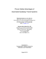 Cover of Proven Safety Advantages of Automated Guideway Transit Systems