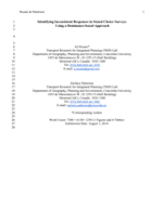 Cover of Identifying Inconsistent Responses in Stated Choice Surveys Using a Dominance-Based Approach