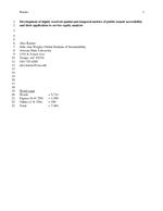 Cover of Development of Highly Resolved Spatial and Temporal Metrics of Public Transit Accessibility and Their Application to Service Equity Analysis