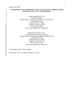 Cover of A Simplified Tool for Benefit-Cost Analysis of Guardrail Needs for Two-Lane, Low-Volume Roads