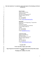 Cover of Have They Bunched Yet? An Exploratory Study of the Impacts of Bus Bunching on Dwell and Running Times