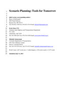 Cover of Scenario Planning: Tools for Tomorrow