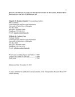 Cover of Quality of Service Analysis of the Transit System in Mayagüez, Puerto Rico: Implementing the New TCRP Report 165