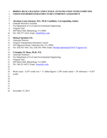 Cover of Bridge Deck Cracking Structural Investigation with Computer Vision-Informed Infrastructure Condition Assessment