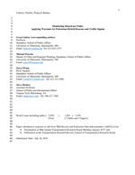 Cover of Monitoring Shared-use Paths: Applying Warrants for Pedestrian Hybrid Beacons and Traffic Signals