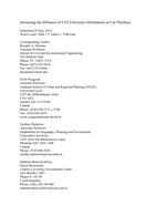 Cover of Increasing the Influence of CO₂ Emissions Information on Car Purchase