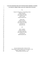 Cover of Load Transfer Restoration with Diamond Grinding on Rigid Pavements: Short-Term and Long-Term Effectiveness