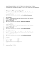 Cover of Quality Assessment of Pavement Roughness Data Using Conditional Inference Trees and Data Visualization Techniques