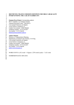 Cover of Identifying Traffic Emissions Hotspots for Urban Air Quality Interventions: The Case of Madrid City