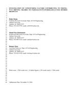 Cover of Investigation of Confounding Factors Contributing to Wrong-Way Driving Crashes on Partially and Uncontrolled-Access Divided Highways