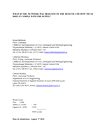 Cover of What If the Network Was Designed by the Demand and How Much Does It Comply with the Supply?