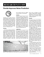 Cover of RESEARCH PAYS OFF: FLORIDA IMPROVES NOISE PREDICTION