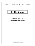 Cover of AIDS FOR RAIL CAR SIDE-DOOR OBSERVATION