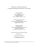 Cover of ENHANCING CONTAMINANT REMOVAL IN STORMWATER DETENTION BASINS BY COAGULATION