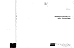 Cover of MAINTENANCE WORK ZONE SAFETY DEVICES PLANS