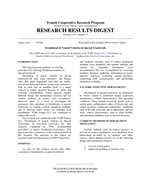 Cover of DERAILMENT OF TRANSIT VEHICLES IN SPECIAL TRACKWORK