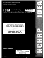 Cover of PERFORMANCE EVALUATION OF 3-D BASALT FIBER REINFORCED CONCRETE & BASALT ROD REINFORCED CONCRETE