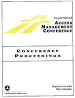 Cover of COMPARISON OF DELAY AND ACCIDENTS ON THREE ROADWAY ACCESS DESIGNS IN A SMALL CITY