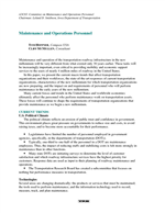Cover of MAINTENANCE AND OPERATIONS PERSONNEL