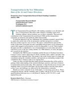 Cover of TRANSPORTATION IN THE NEW MILLENNIUM: STATE OF THE ART AND FUTURE DIRECTIONS