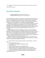 Cover of SPATIAL DATA TECHNOLOGIES