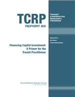 Cover of FINANCING CAPITAL INVESTMENT: A PRIMER FOR THE TRANSIT PRACTITIONER